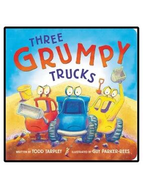 BUNDLE & SAVE 🛻 Three Grumpy Trucks Kids Board Book by Todd Tarpley
